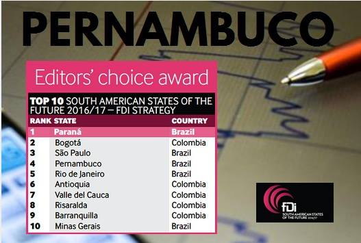 Imagem de  “Pernambuco foi eleito o quarto melhor estado no estímulo ao investimento estrangeiro direto”