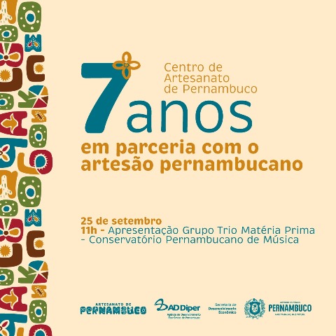 Imagem de  “Convite: Aniversário de 7 anos de Centro de Artesanato”