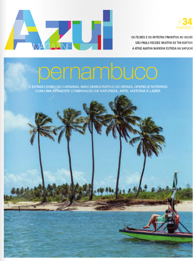 Imagem de  “Pernambuco é destaque na revista Azul Magazine”